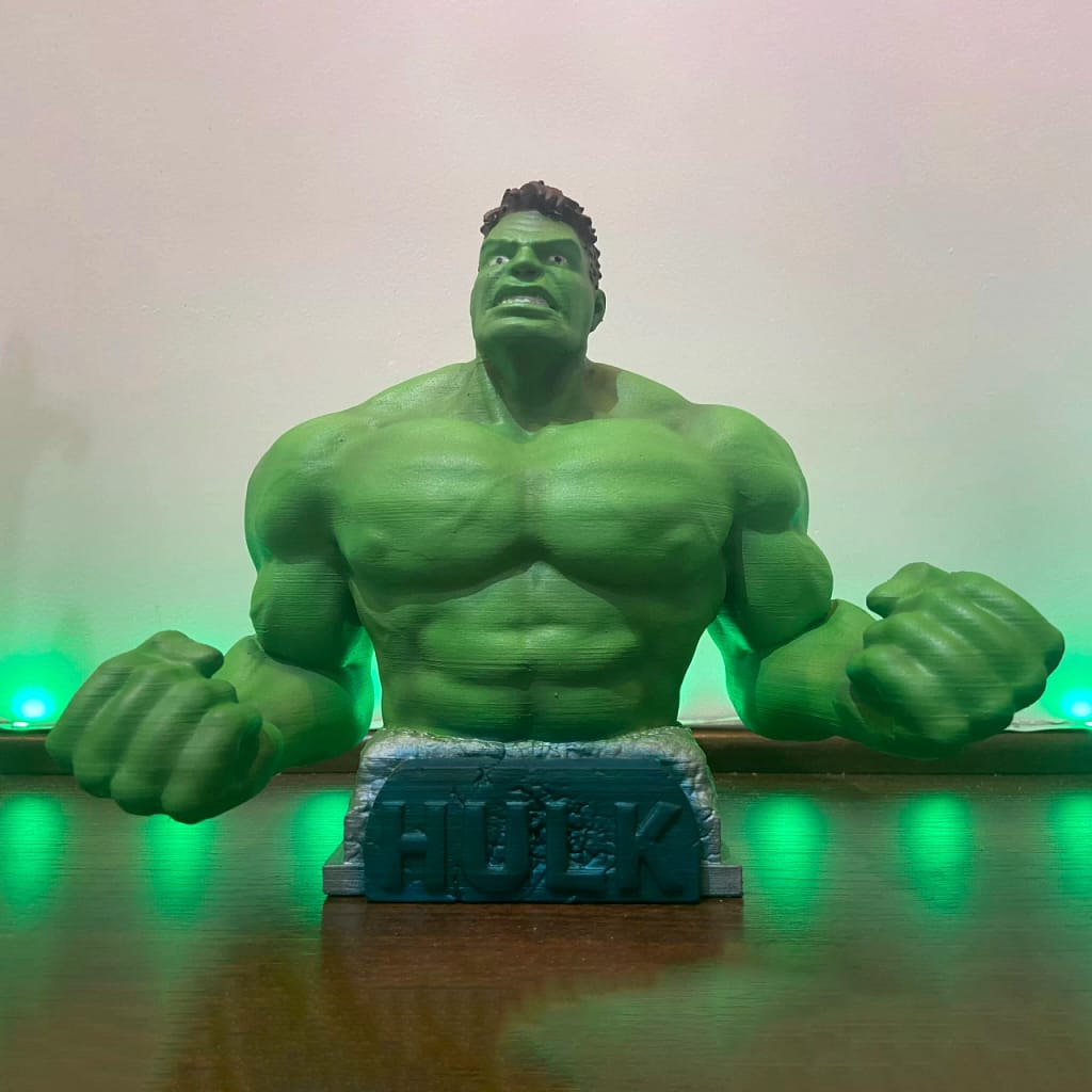 Busto do Incrível Hulk com 16,5 cm