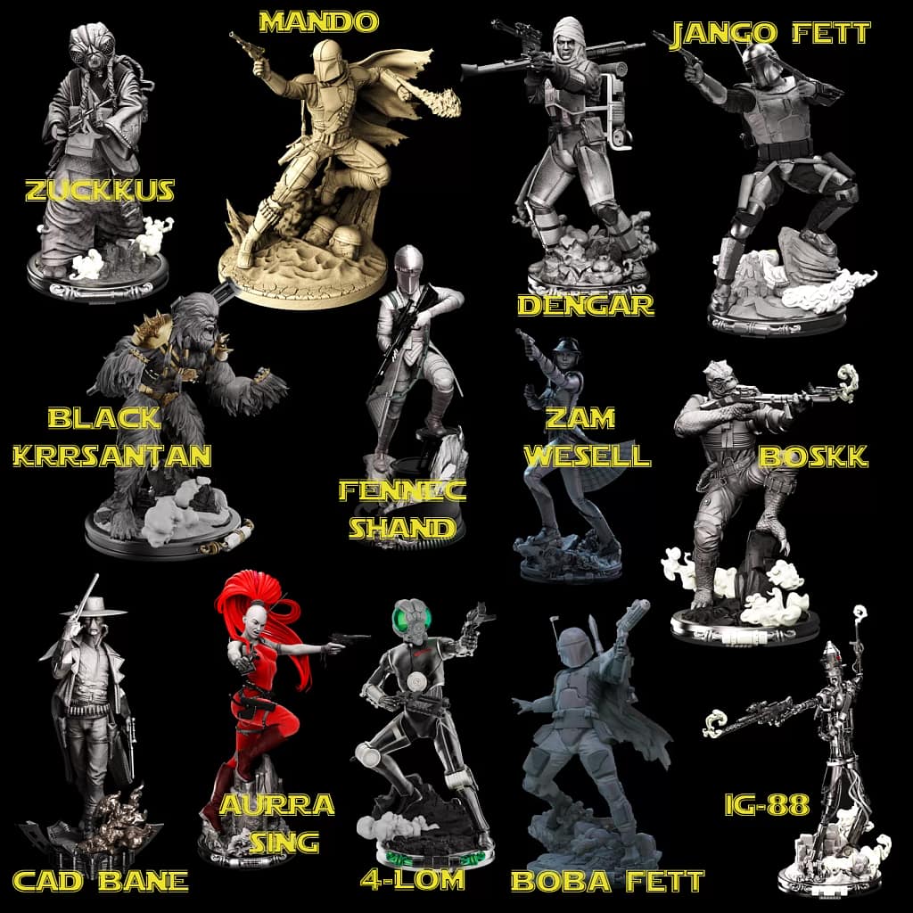 Bounty Hunters Mini Colection