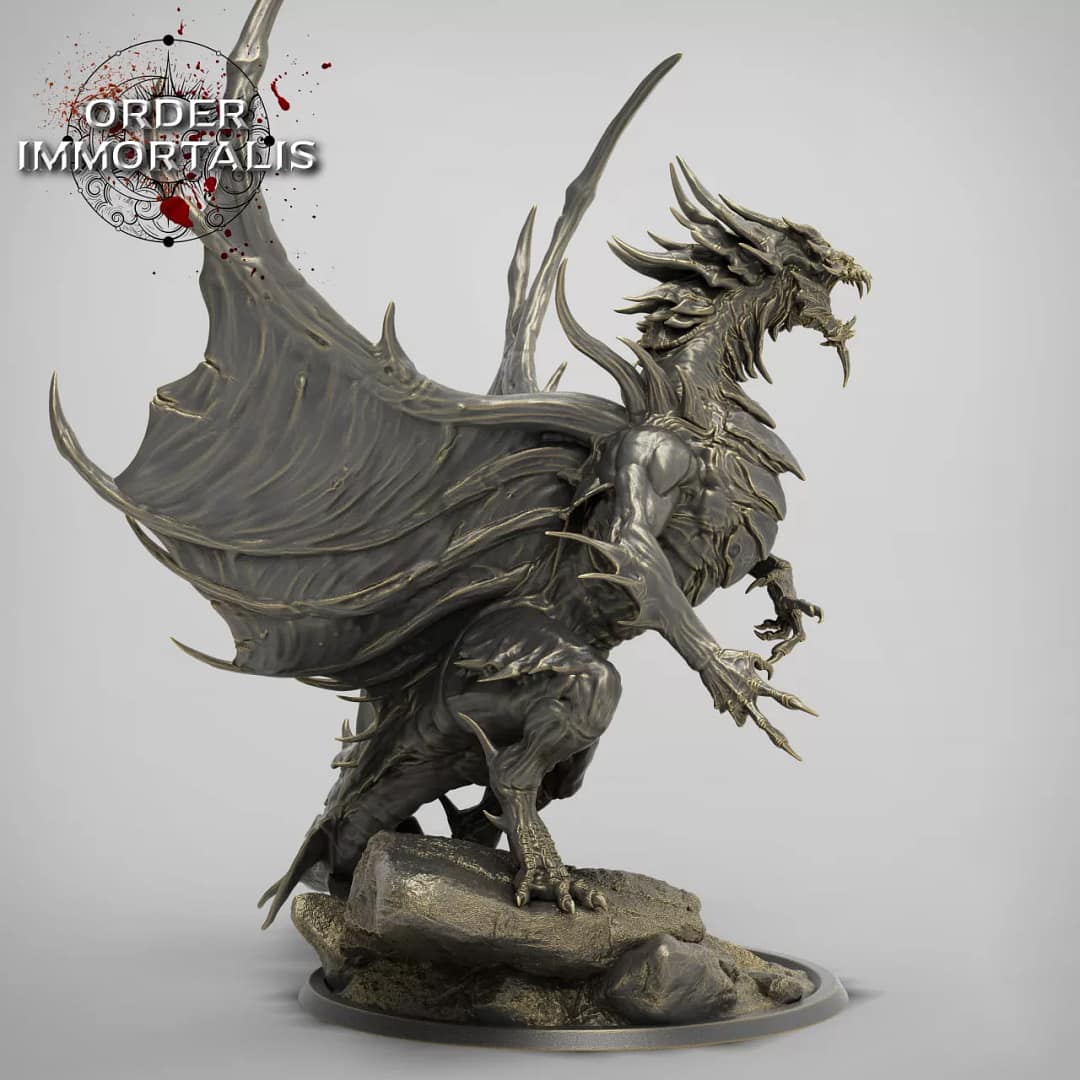 Miniatura do Dragão Adulto - Coleção Order Immortalis