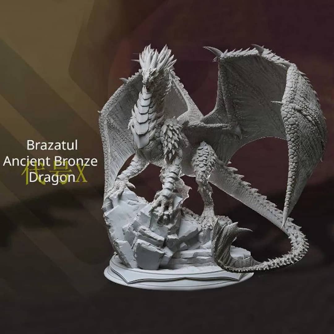 Miniatura Brazatul Dragon para RPG - Coleção The Dragon Pact