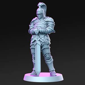 Miniatura Aaron para RPG - Coleção The Royal Guard Vol. 2