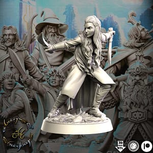 Miniatura Aurielle (Arwen) para RPG - Coleção Against the Shadow