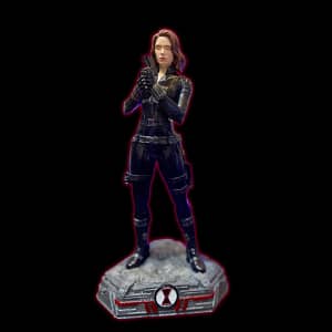 Escultura Black Widow - Avengers Assemble - com 30 cm de altura