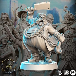 Miniatura Bomb (Bombur) para RPG - Coleção Against the Shadow
