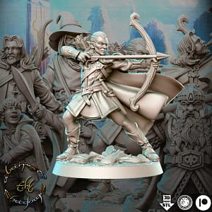 Miniatura Feydhil (Legolas) para RPG - Coleção Against the Shadow
