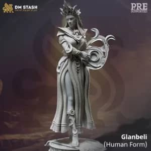 Miniatura Glanbeli (Human)  para RPG - Coleção The Dragon Pact