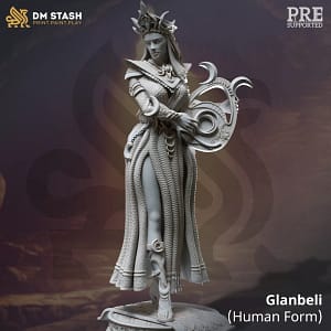Miniatura Glanbeli (Human)  para RPG - Coleção The Dragon Pact