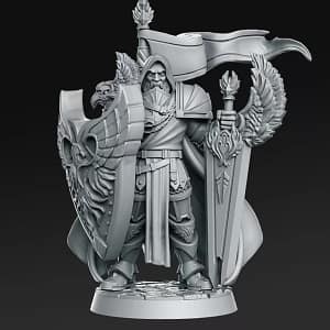 Miniatura Grimvald para RPG - Coleção The Royal Guard