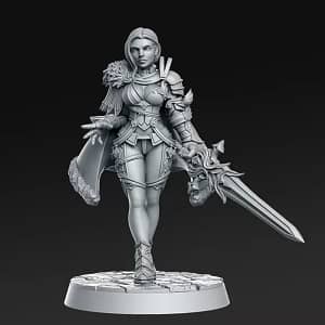 Miniatura Leanne para RPG - Coleção The Royal Guard