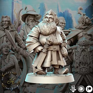 Miniatura Limba (Balin) para RPG - Coleção Against the Shadow