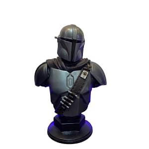 Busto Mandalorian com 17 cm de altura