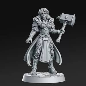 Miniatura Maryka para RPG - Coleção The Royal Guard