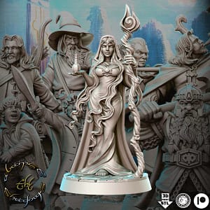 Miniatura Miriel (Galadriel) para RPG - Coleção Against the Shadow