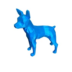 Peça Decorativa Pinscher em Impressão 3D com filamento