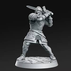 Miniatura Rodrick, El Cid para RPG - Coleção The Royal Guard