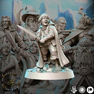 Miniatura Samyi (Sam) para RPG - Coleção Against the Shadow
