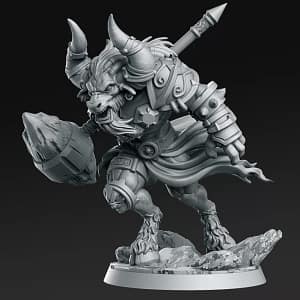 Miniatura Taurinos para RPG - Coleção The Royal Guard