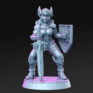 Miniatura Xyrena para RPG - Coleção The Royal Guard Vol.