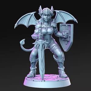 Miniatura Xyrena Sukubus para RPG - Coleção The Royal Guard Vol. 2