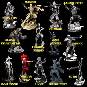 Bounty Hunters Mini Colection