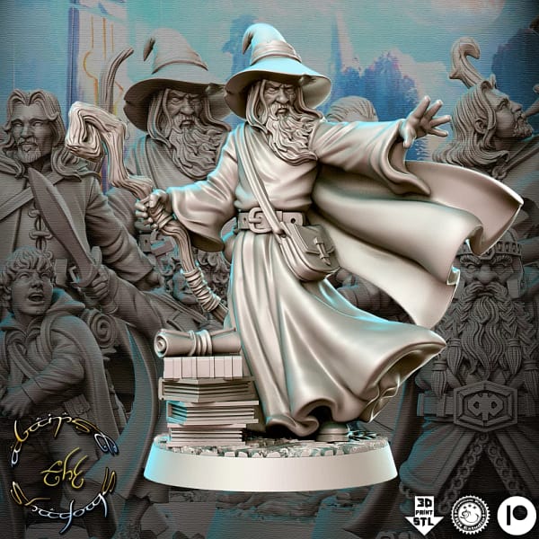 Kit de 19 Miniaturas RPG e jogos de tabuleiro baseado no Senhor Dos Anéis - Image 6