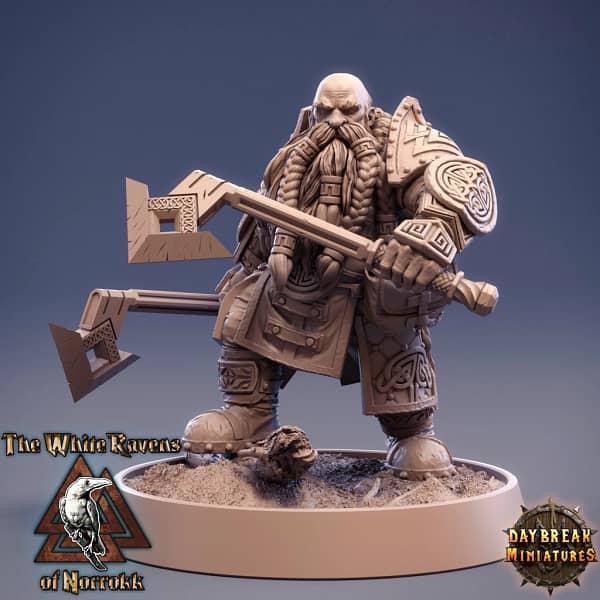 Kit De 11 Miniaturas RPG - The White Ravens Of Norrokk - Image 2