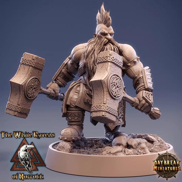 Kit De 11 Miniaturas RPG - The White Ravens Of Norrokk - Image 5
