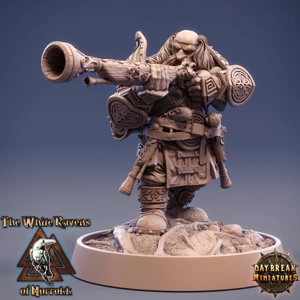 Kit De 11 Miniaturas RPG - The White Ravens Of Norrokk - Image 7
