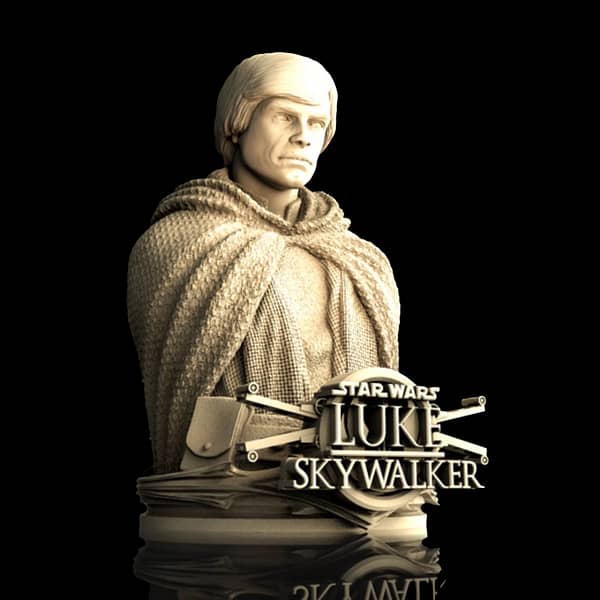 Busto Luke Skywalker com 17,5 cm de altura - Image 3