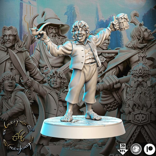 Miniatura Mer (Merry) para RPG - Coleção Against the Shadow - Image 2