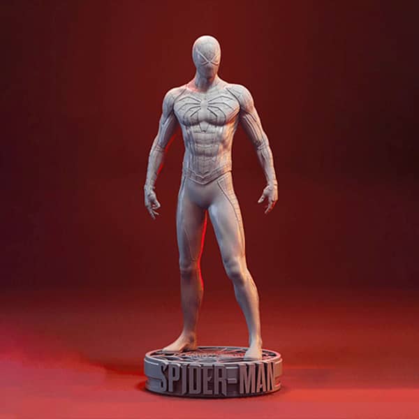 Escultura do Homem Aranha com traje do jogo de PS4 em Impressão 3D - Detalhes Incríveis e Qualidade Duradoura - Image 2
