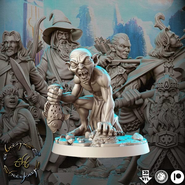 Kit de 19 Miniaturas RPG e jogos de tabuleiro baseado no Senhor Dos Anéis - Image 8