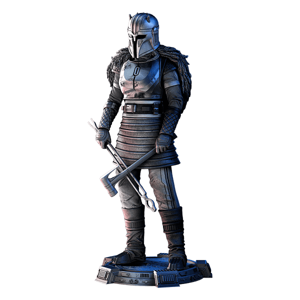 Escultura da Armeira da série O Mandaloriano (31cm)
