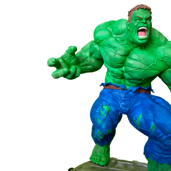 Escultura do Incrível Hulk com detalhes Incríveis e qualidade Surpreendente! (Escala 1/6 - 22 cm) - Image 5