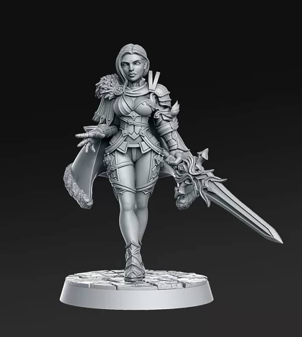Kit de 9 Miniaturas RPG e Jogos - Coleção Royal Guard - Image 8