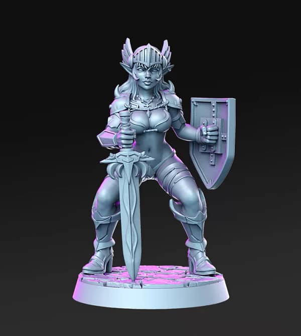 Miniatura Xyrena para RPG - Coleção The Royal Guard Vol.
