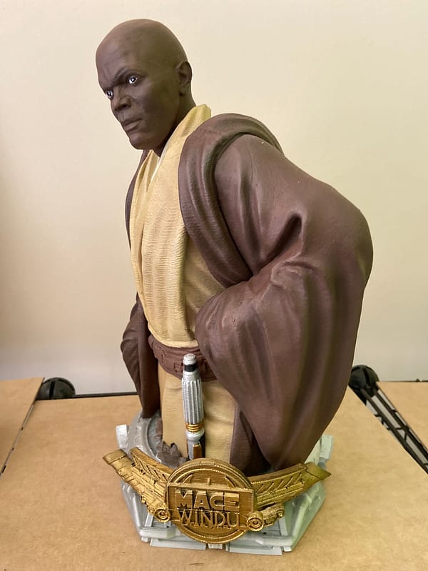 Busto de 29 cm do Mestre Jedi Mace Windu - Image 2