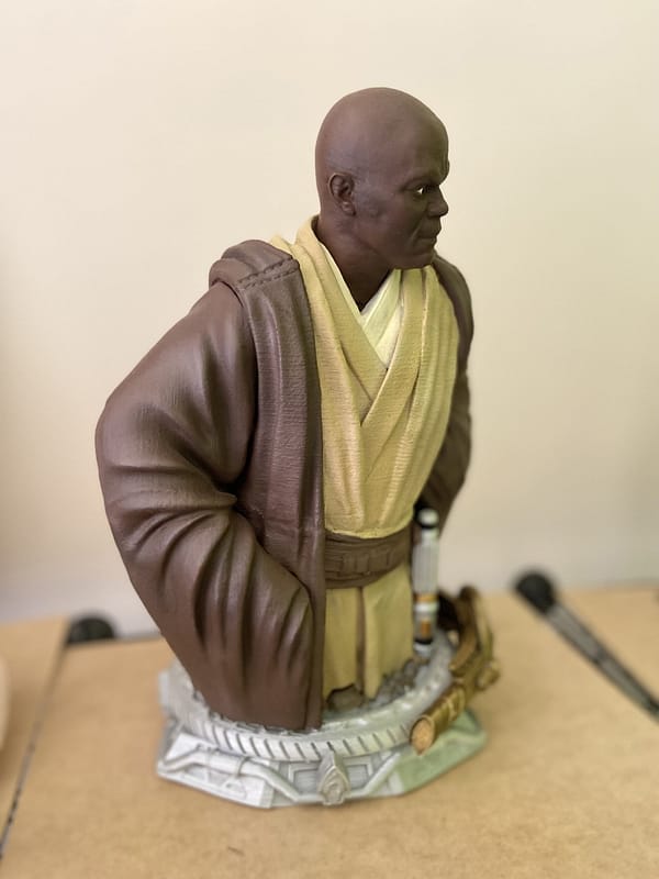 Busto de 29 cm do Mestre Jedi Mace Windu - Image 4